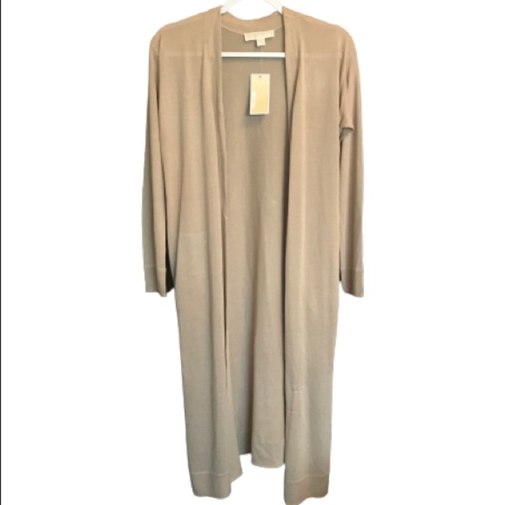 MICHAEL KORS beige cardigan size XS. With pockets